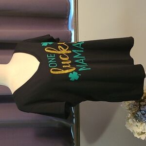 One Lucky Mama St. Patrick's Day Top - Ladies 2XL
